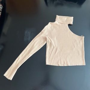 One shoulder turtleneck
